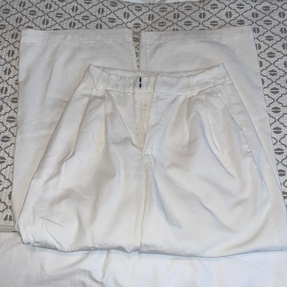 Princess Polly | white linen pants size 0